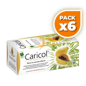 Pack 6x CARICOL 20 ESTUCHES INDIVIDUALES 100% NATURAL