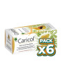 Pack 6x CARICOL 20 ESTUCHES INDIVIDUALES 100% NATURAL