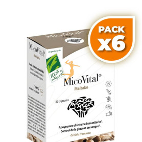 Pack 6x MICOVITAL MAITAKE 60 CÁPSULAS 100% NATURAL
