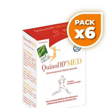 Pack 6x QUINOL10 MED 30 SOBRES 100% NATURAL