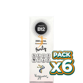 Pack 6x VITAMINA B12 30Ml. VEGGUNN