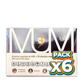 Pack 6x MUM (EMBARAZO) 30 PERLAS + 30 CAPSULAS VEGGUNN