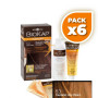 Pack 6x TINTE NUTRICOLOR 5.3 CASTAÑO CLARO DORADO 140Ml. BIOKAP