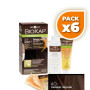 Pack 6x TINTE NUTRICOLOR DELICATO 4.0 CASTAÑO NATURAL 140Ml. BIOKAP