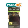Pack 6x TINTE NUTRICOLOR DELICATO 5.5 CASTAÑO CLARO CAOBA 140Ml. BIOKAP