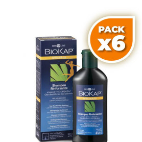 Pack 6x CHAMPÚ ANTICAIDA BIOKAP 200Ml. BIOKAP