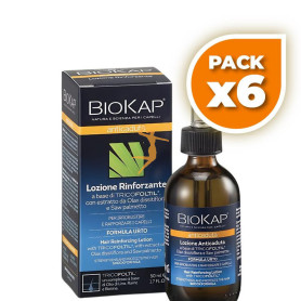 Pack 6x LOCION REFORZANTE ANTICAIDA 50ML BIOKAP