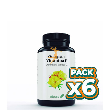 Pack 6x ONAGRA+VIT. E 515 MG 100 PERLAS EBERS
