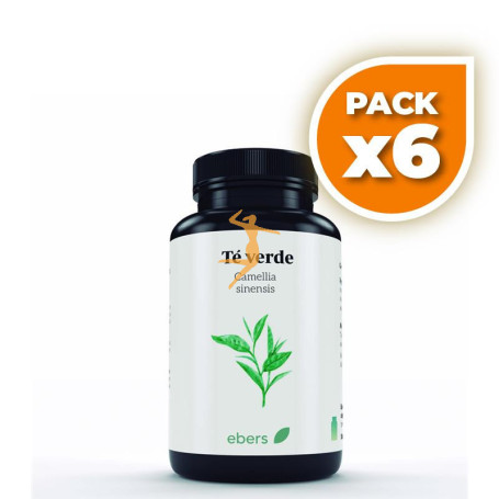 Pack 6x TE VERDE 400 MG 60 CÁPS EBERS