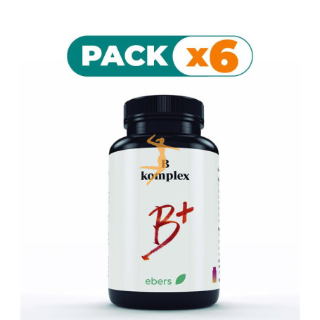 Pack 6x B KOMPLEX 500 MG 60 COMP EBERS