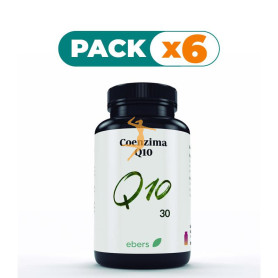 Pack 6x COENZIMA Q-10 30 MG 30 CÁPS EBERS
