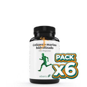 Pack 6x COLÁGENO MARINO HIDROLIZADO 750 MG 100 COMP EBERS