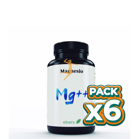 Pack 6x MAGNESIO 500 MG 100 COMP EBERS