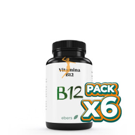 Pack 6x VITAMINA B12 60 COMP EBERS