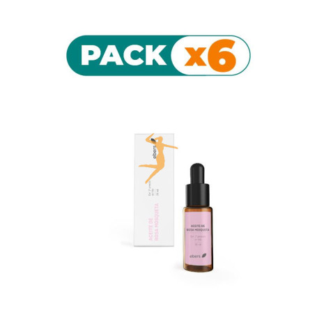 Pack 6x ACEITE DE ROSA MOSQUETA 20 ML (GOTERO) EBERS