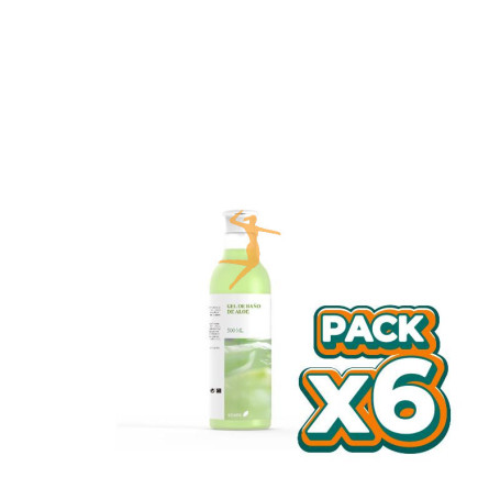 Pack 6x GEL BAÑO ALOE VERA 500 ML EBERS