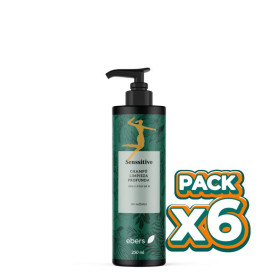 Pack 6x CHAMPÚ LIMPIEZA PROFUNDA 250 ML EBERS