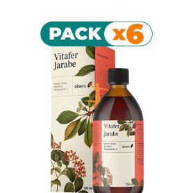 Pack 6x VITAFER JARABE 250 ML EBERS