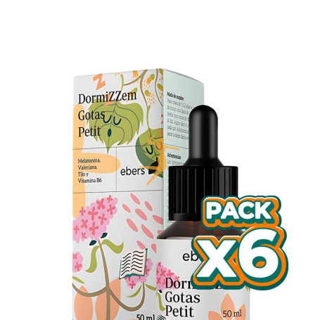 Pack 6x DORMIZZEN GOTAS PETIT 50 ML EBERS