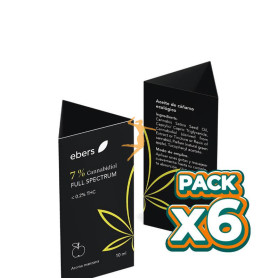 Pack 6x ACEITE DE CBD FULL SPECTRUM 7% 10ML EBERS