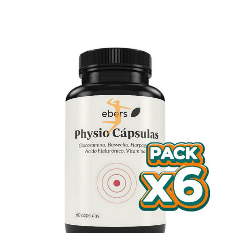 Pack 6x PHYSIO 60 CÁPSULAS EBERS