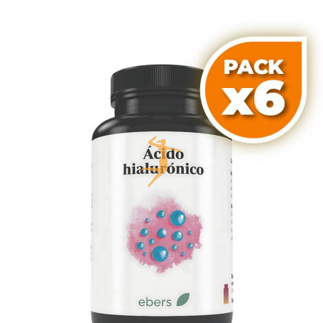 Pack 6x ÁCIDO HIALURONICO 50MG 60 COMPRIMIDOS EBERS