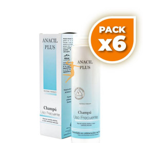 Pack 6x CHAMPU USO FRECUENTE 200 ML ANACIL PLUS