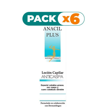 Pack 6x LOCION CAPILAR ANTICAIDA 125 ML ANACIL PLUS