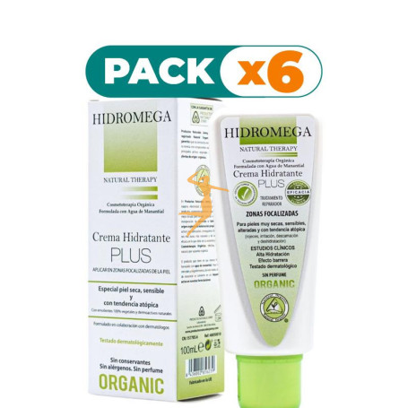 Pack 6x CREMA HIDRATANTE PLUS 100 ML HIDROMEGA