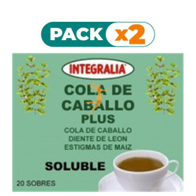 Pack 2x COLA DE CABALLO PLUS SOLUBLE 20 SOBRES INTEGRALIA