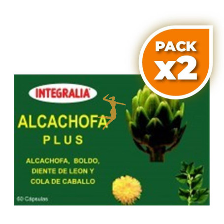 Pack 2x ALCACHOFA PLUS 60 CÁPSULAS INTEGRALIA