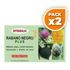 Pack 2x RÁBANO NEGRO PLUS 20 VIALES INTEGRALIA