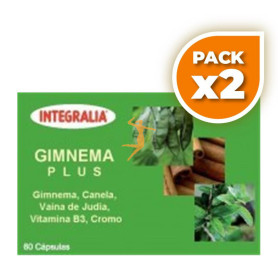 Pack 2x GIMNEMA PLUS 60 CÁPSULAS INTEGRALIA
