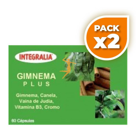 Pack 2x GIMNEMA PLUS 60 CÁPSULAS INTEGRALIA