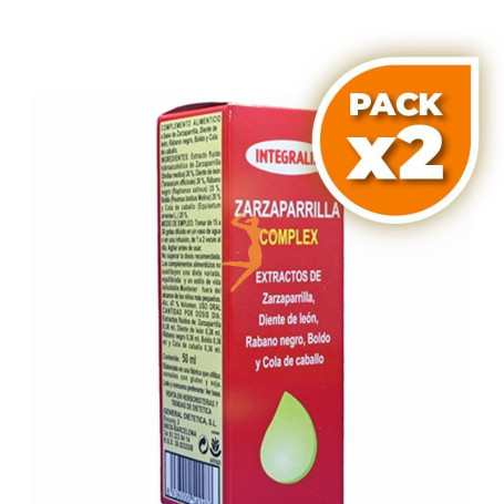 Pack 2x ZARZAPARRILLA COMPLEX EXTRACTO 50Ml. INTEGRALIA