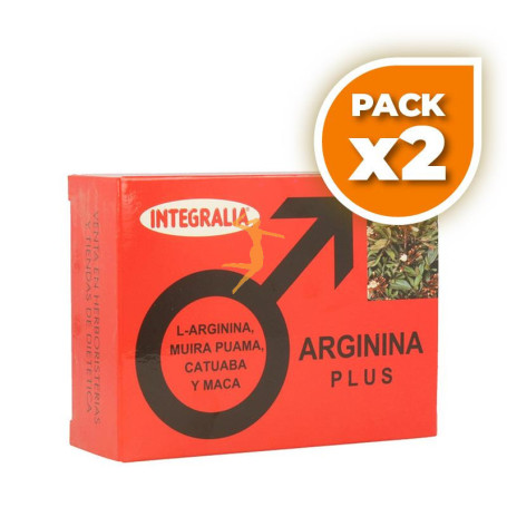 Pack 2x ARGININA PLUS 60 CÁPSULAS INTEGRALIA
