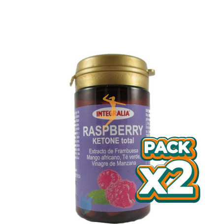 Pack 2x RASPBERRY KETONE TOTAL 60 CAPSULAS INTEGRALIA