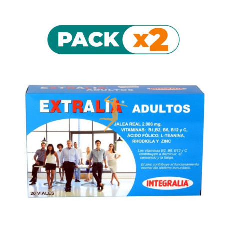 Pack 2x EXTRALIA ADULTOS 20 VIALES INTEGRALIA