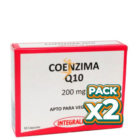 Pack 2x COENZIMA Q10 200Mg 30 CAPSULAS INTEGRALIA