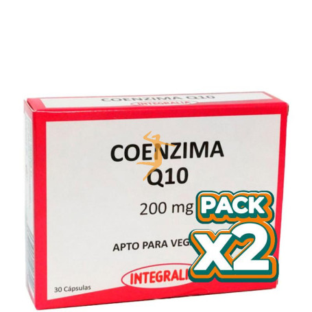Pack 2x COENZIMA Q10 200Mg 30 CAPSULAS INTEGRALIA
