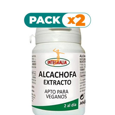 Pack 2x EXTRACTO DE ALCACHOFA 60 CÁPSULAS INTEGRALIA