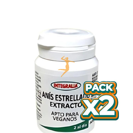 Pack 2x EXTRACTO DE ANIS ESTRELLADO 60 CÁPSULAS INTEGRALIA