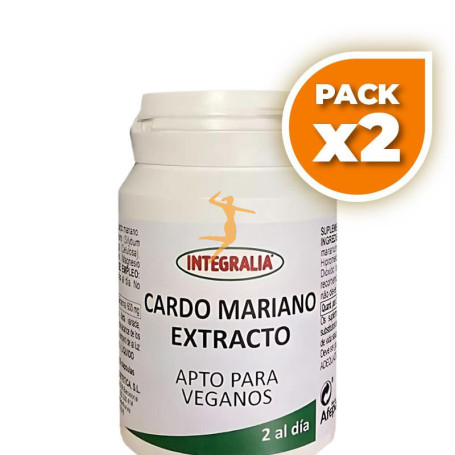 Pack 2x EXTRACTO DE CARDO MARIANO 60 CÁPSULAS INTEGRALIA