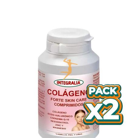 Pack 2x COLAGENO FORTE SKIN CARE 120 COMPRIMIDOS INTEGRALIA