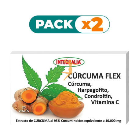 Pack 2x CÚRCUMA FLEX 20 VIALES INTEGRALIA