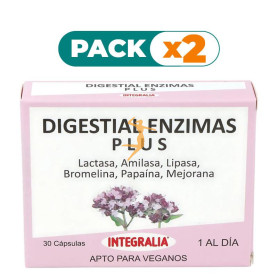 Pack 2x DIGESTIAL ENZIMAS PLUS 30 CÁPSULAS INTEGRALIA