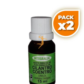 Pack 2x ACEITE ESENCIAL DE CILANTRO ECO 15ML INTEGRALIA