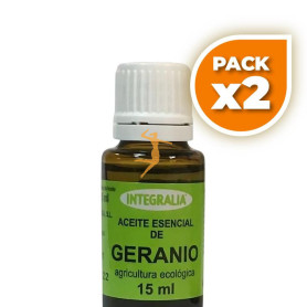Pack 2x ACEITE ESENCIAL DE GERANIO ECO 15ML INTEGRALIA