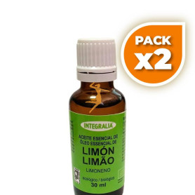 Pack 2x ACEITE ESENCIAL DE LIMÓN ECO 30ML INTEGRALIA