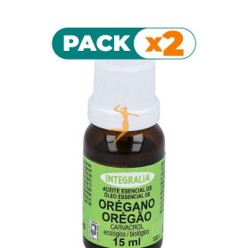 Pack 2x ACEITE ESENCIAL DE ORÉGANO ECO 15ML INTEGRALIA